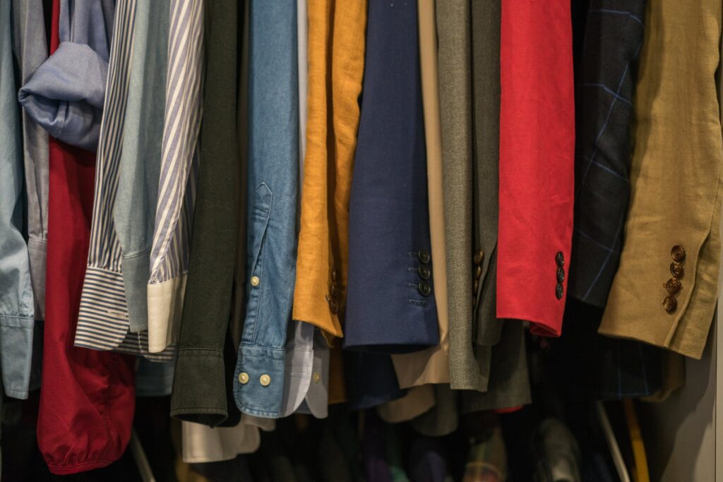 Grandma's Cloths in the Closet